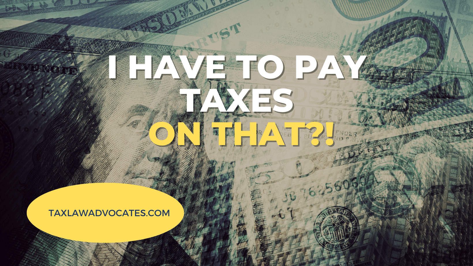 I have to pay taxes on that?!