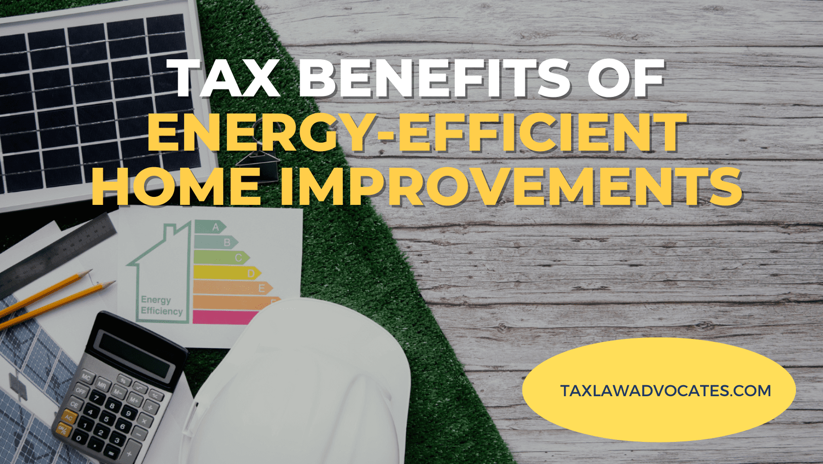 tax benefits of energy-efficient home improvements