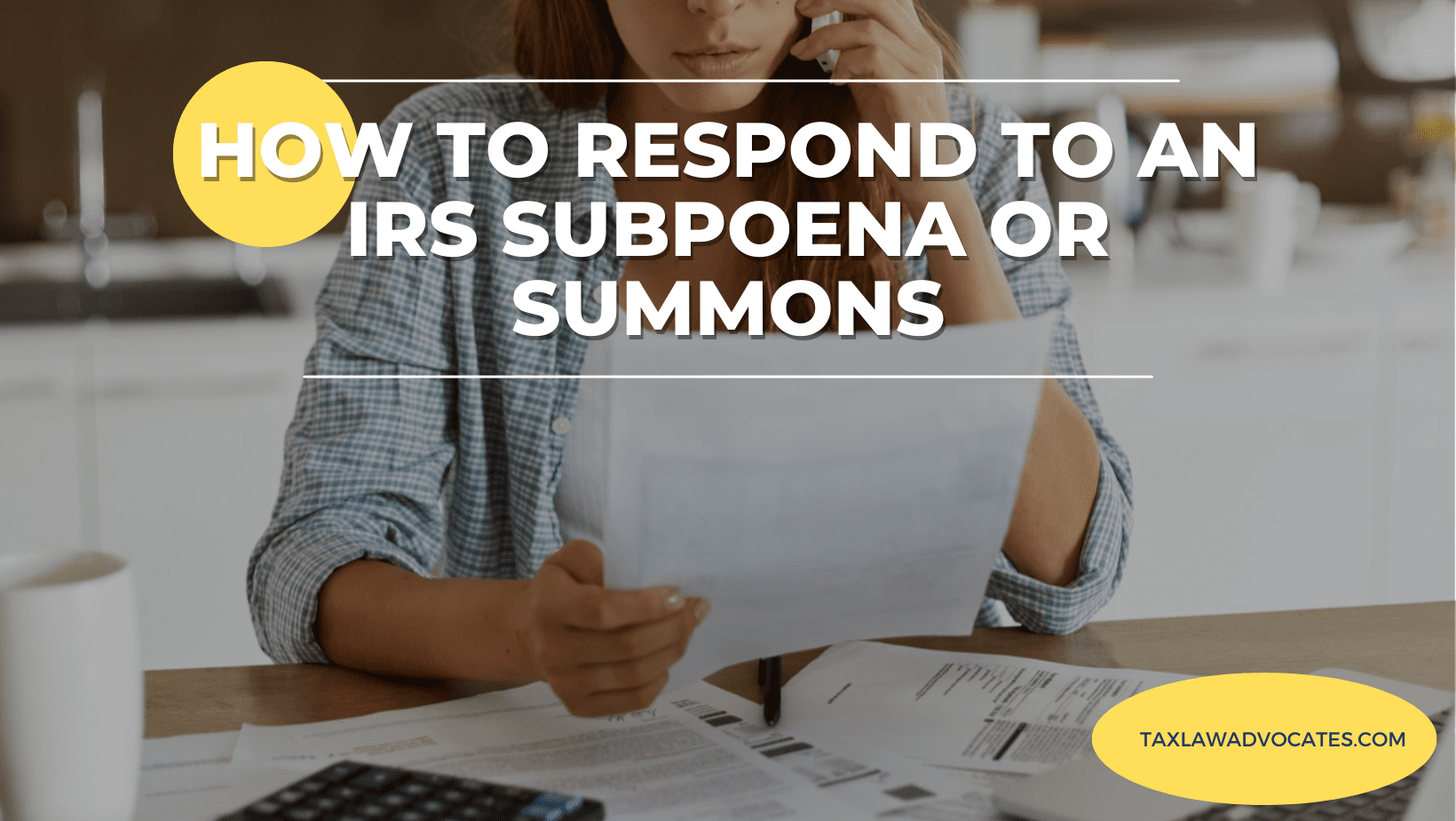 Responding To IRS Subpoena
