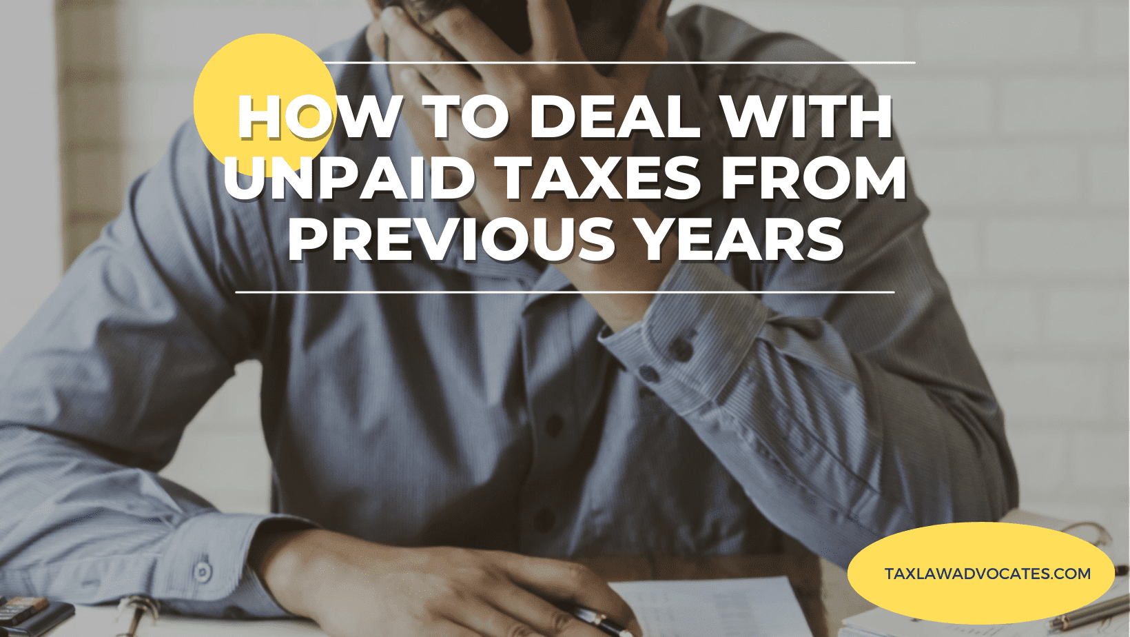 Taxes From Previous Years